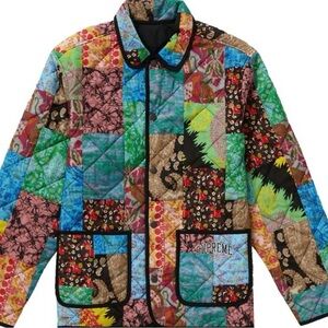 SUPREME Reversible Patchwork Quilted Jacket XL